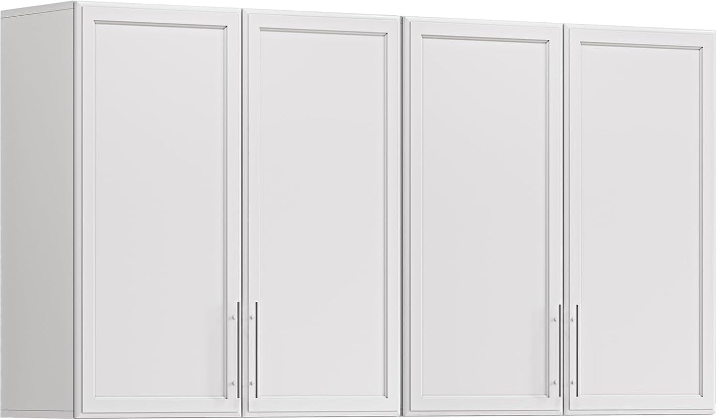 Large Laundry Room Wall Cabinet with Adjustable Shelf,Wall Mounted Kitchen Cabinets with Two Shaker Doors,Upper Storage for Laundry Room, Bathroom, Kitchen,30" W X 2