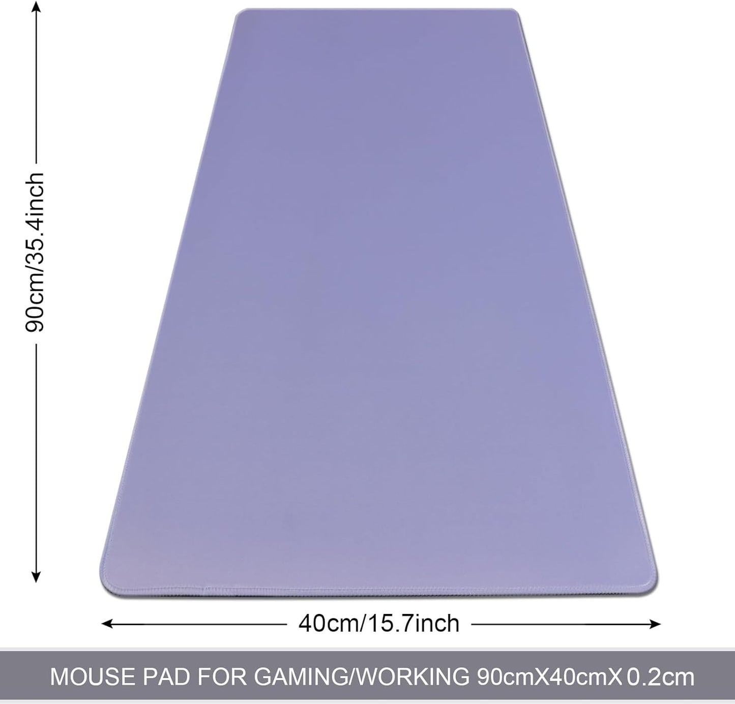 XXL Gaming Mouse Pad 35.4x15.7 Professional Large Mouse Pad & Computer Game Mouse Mat-90x40 Purpleus