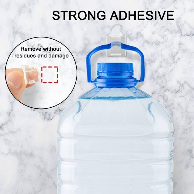 100 Pcs Cable Clips, Adhesive Cable Organizer Cord Holder Wire Clip Wire Management Self Adhesive Hooks Wire Holder for Office, Home(Transparent, 100PCS)