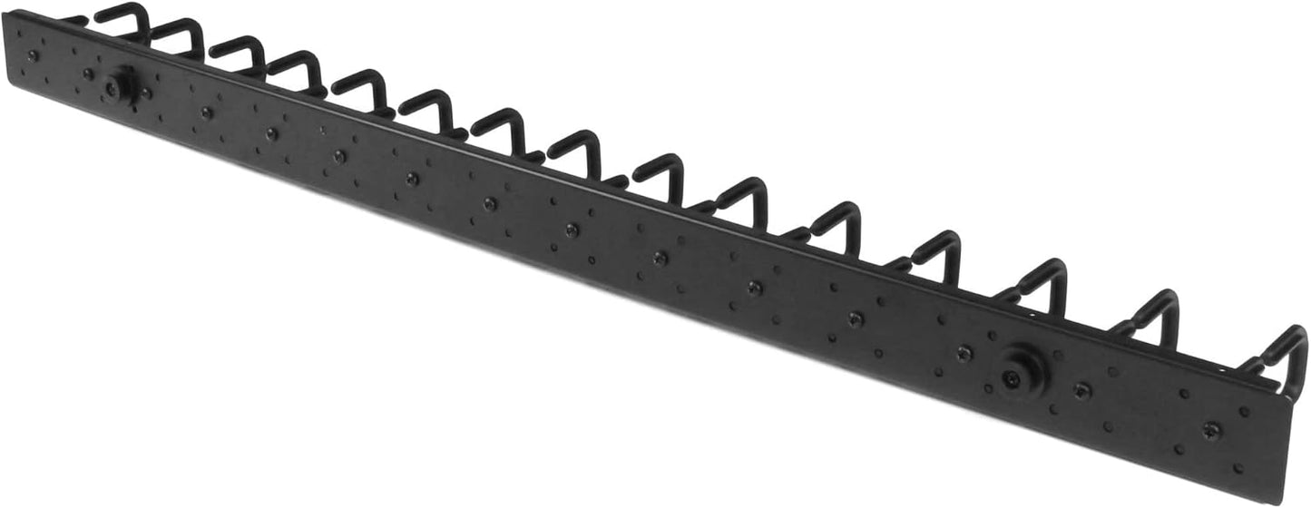 StarTech.com Vertical 0U Server Rack Cable Management w/ D-Ring Hooks - 20U Network Rack Cord Manager Panel - 3ft Wire Organizer (CMVER20UD)