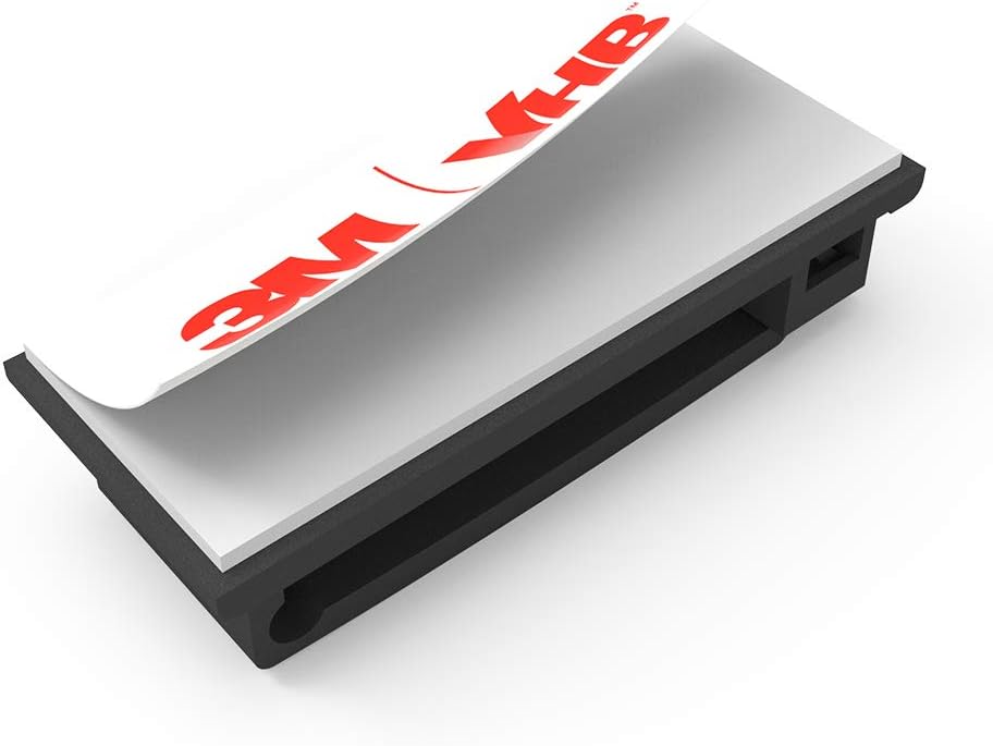 Cable Clips with Strong Self-Adhesive, XIAOXI Multipurpose Wire Clamps for Cable Management and Cable Runs, TV PC Wire Holder Sticky Tidy - (20pcs)