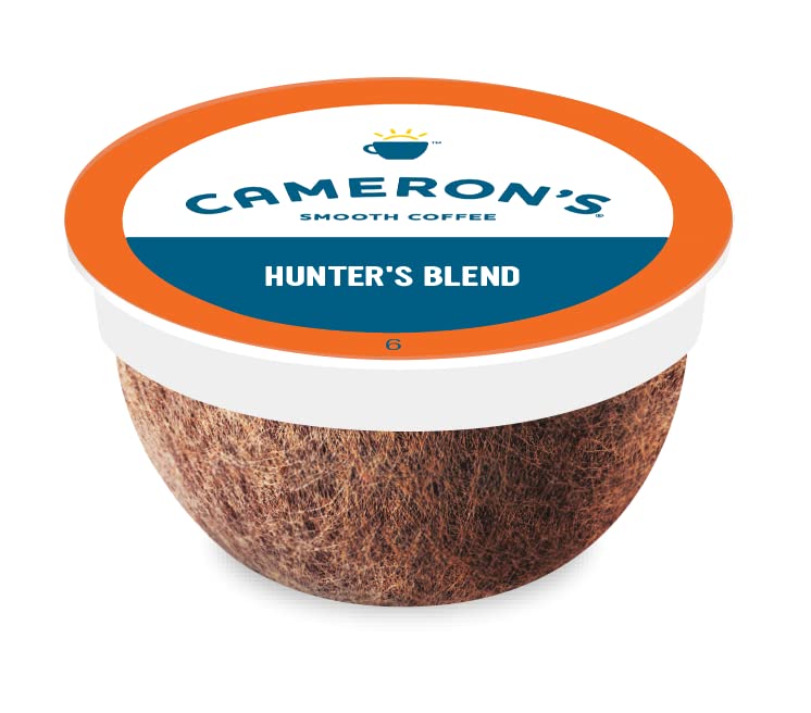 Cameron's Coffee Hunter's Blend Single-Serve Coffee Pods, Medium Roast, 100% Arabica, 72-Count, (Pack of 1)