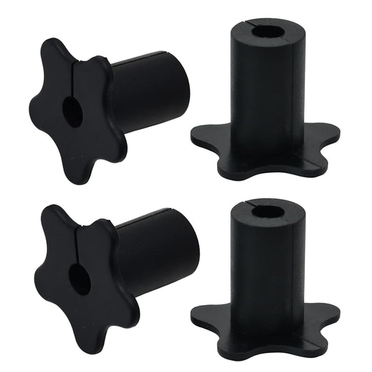 4pc Starlink Cable Grommet 5/8" Silicone Waterproof Wall Hole Pass Through Split Cable Bushings for TV Wire Ethernet Cord, Starlink Cable Routing Kit Accessories, 27.6mm/1.09" Ht, Black