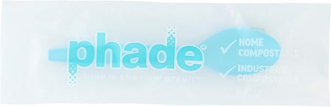 phade 100% Compostable Spoons – BPI Certified Wrapped Cutlery in Compostable Packaging, 400 Bulk Count, 6.1 Inch Sustainable Disposable Utensils for Home, Events, Takeout – Made in USA