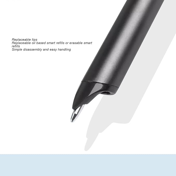 Yunseity Digital Notebook with Smart Pen, Real Time Sync for Digitizing, Bluetooth Wireless Paper Smart Writing Set, Convert to Text, Storing and Sharing Paper Note, for iOS for and (Light Blue)