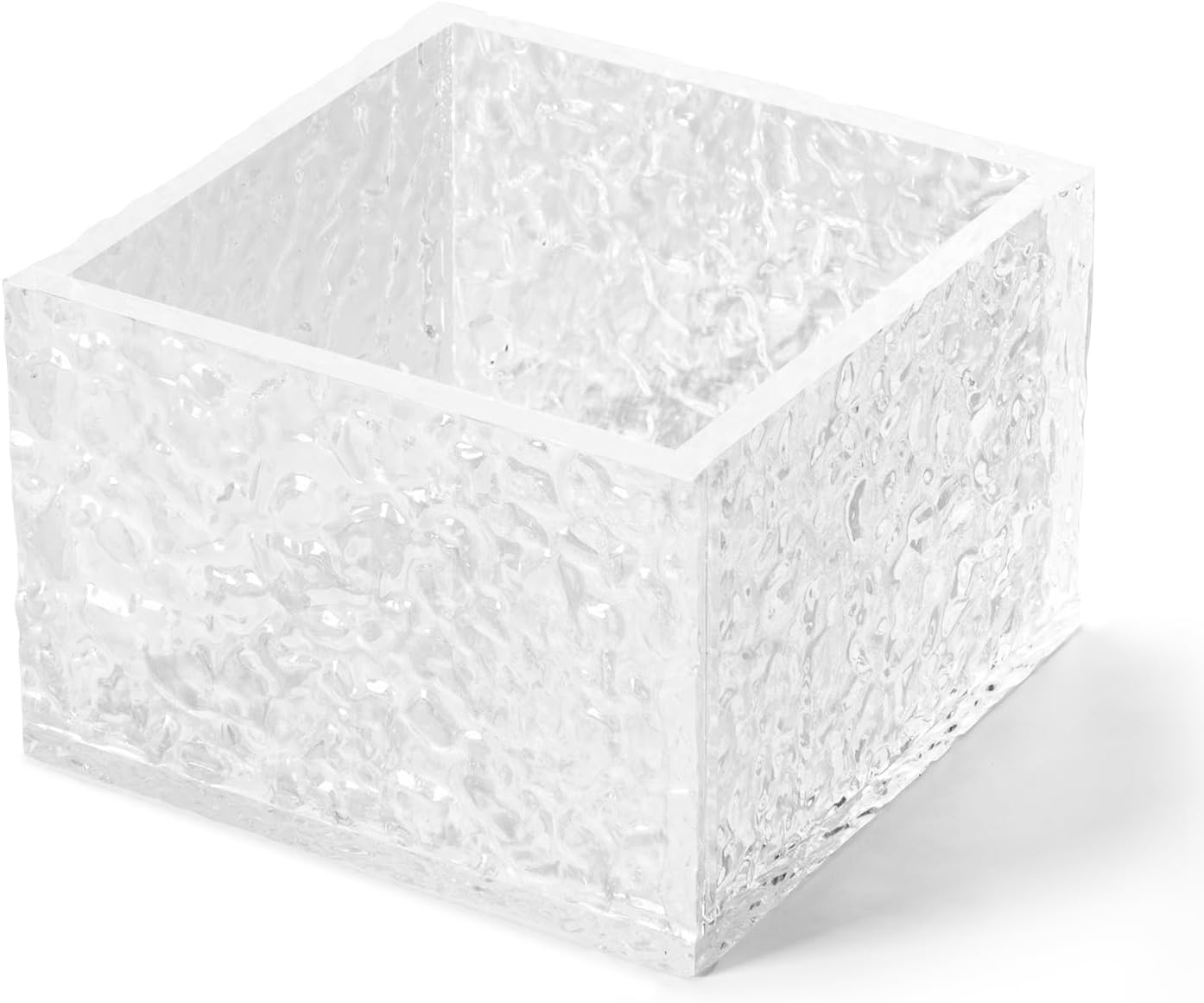 Remote Control Holder - Acrylic Desk Organizer, TV Remote and Cosmetic Storage Box 5.12"