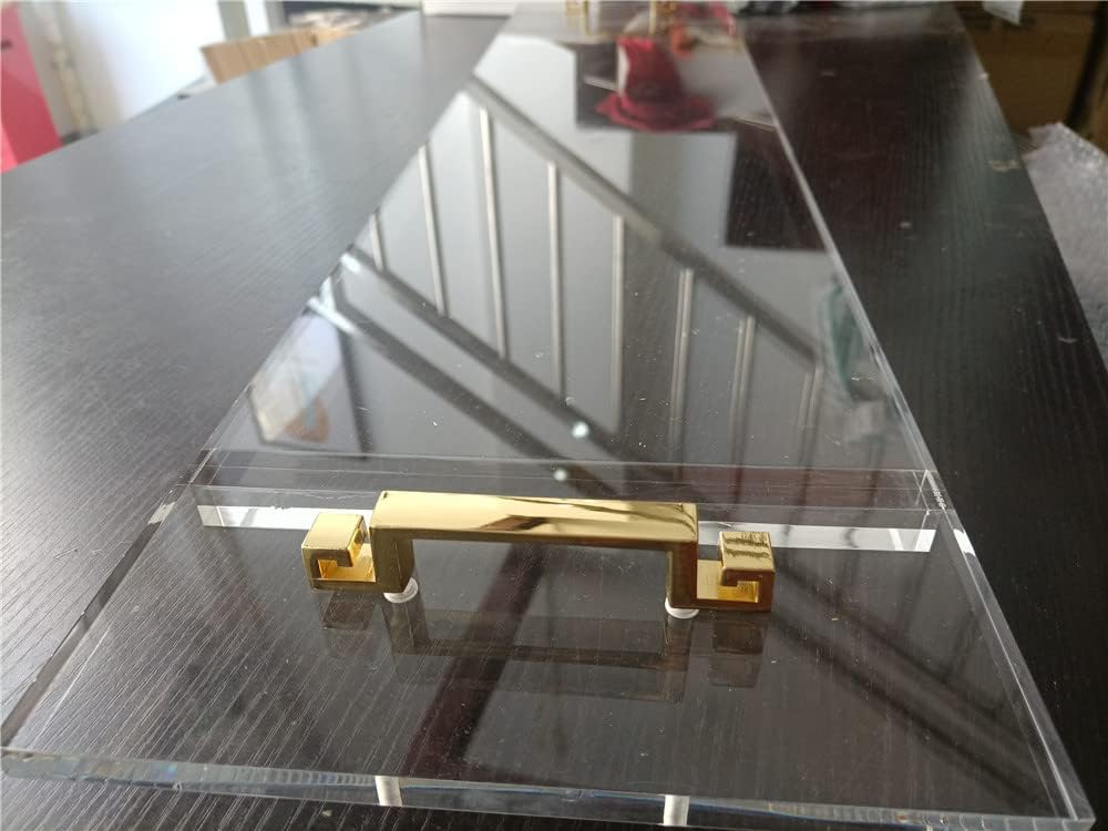 WANLIAN 33-Inch Luxury Bathtub Caddy Tray for Bathroom - Shower Storage Organizer Shelf With Gold Handles