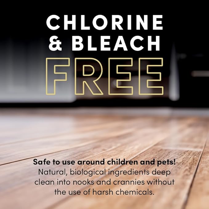 Clean Revolution SuperCharged Multi-Surface Cleaner, Non-Toxic, Eco-Friendly & Plant-Based, Ready to Use, Lily & Green Tea, 128 Fl Oz