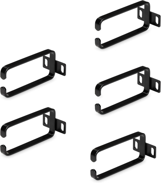 StarTech.com 5-Pack 1U Vertical Cable Management D-Ring Hooks, Cable Manager for 19" Server Racks/Cabinets, Wire Organizers