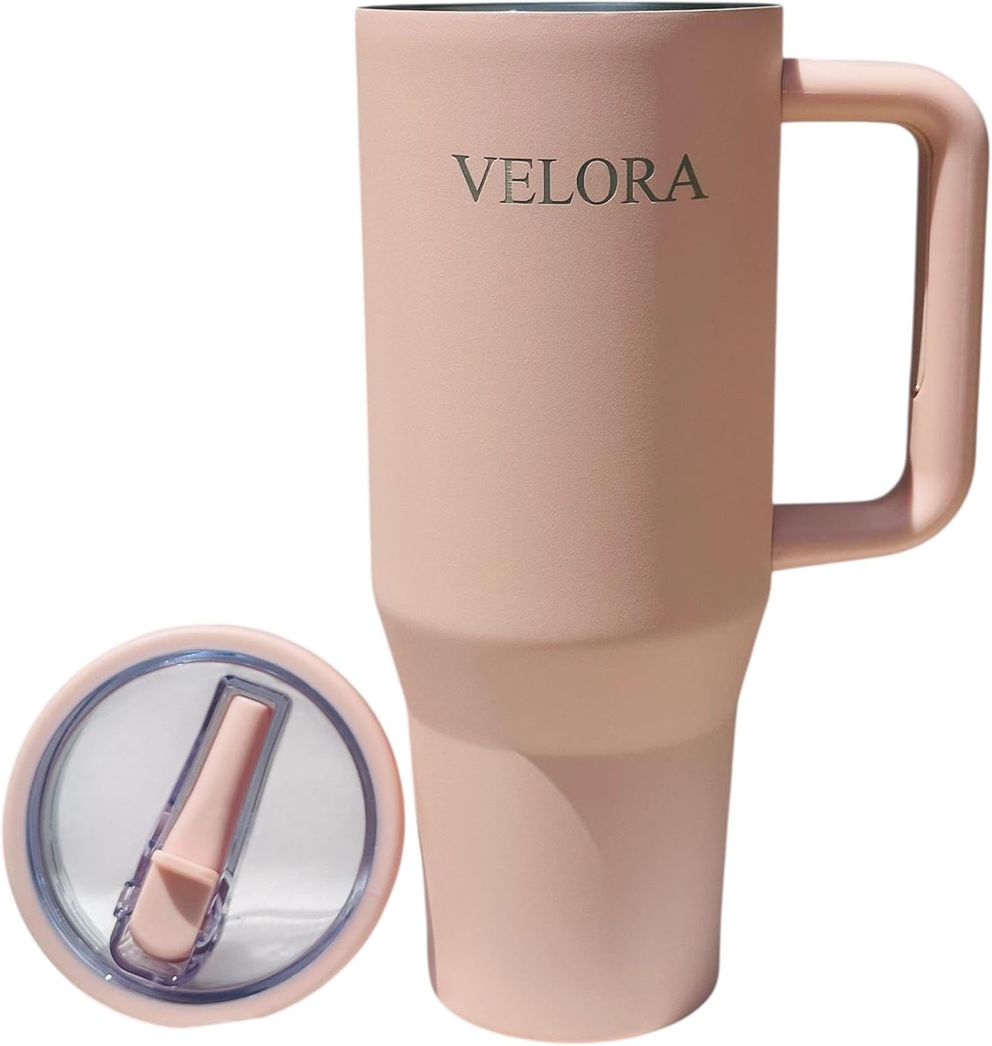 VELORA ChillGuard 40 oz Stainless Steel Insulated Tumbler for Hot & Cold Drinks (Water, Coffee, Smoothies, juices etc) (Pink)