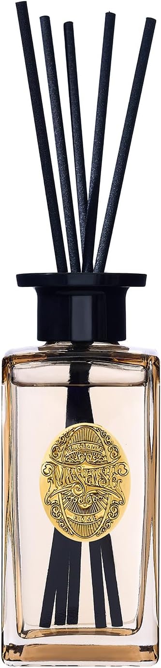 M&SENSE 6.3 oz Large Reed Diffuser Set | Fresh Grapefruit Scent Oil Diffuser with Sticks | Hotel Collection Non-Toxic Essential Oil |for Bedroom Bathroom Living Room