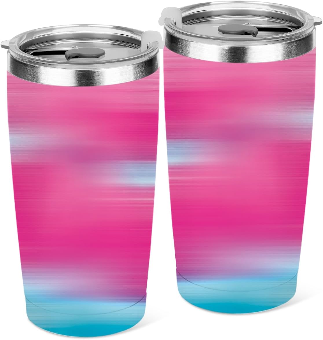 20 oz Insulated Tumbler, Tumbler with Lid Straw, Insulated Travel Coffee Mug Stainless Steel Cup for Cold Hot Drink Gift for Women Friend Girls Sister Christmas Birthday Friendship (Colorful Abstract)