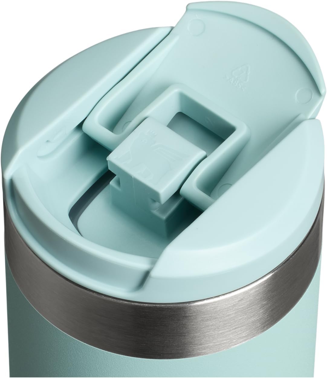 Stanley AeroLight Transit Bottle 16 oz | Locking Drink Through Lid | Leak Resistant Water Bottle or Coffee Travel Mug | Lightweight Insulated Stainless Steel | BPA-Free | Seafoam