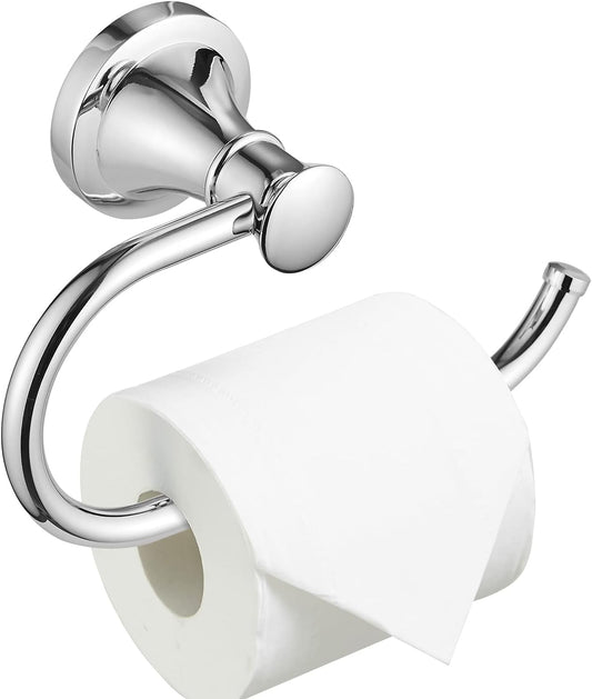 BESy Polished Chrome Toilet Tissue Paper Holder Polished Chrome Bathroom Accessories Toilet roll Paper Hanger, Wall Mounted, Rustproof