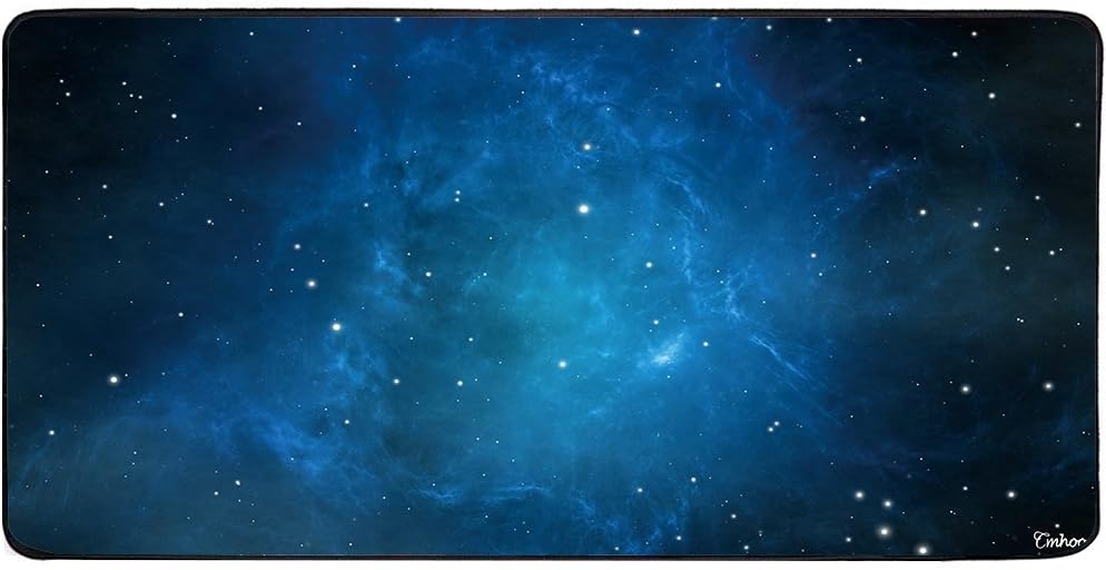 Large Mouse Pad Gaming XXL & Desk Keyboard Mat Size (35.4x15.7x0.1IN, 90x40 Sky Blue)