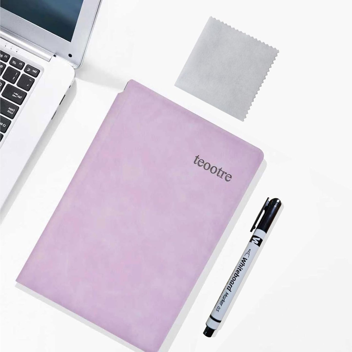 Portable Dry Erase Board,Portable White Board,Small Dry Erase Board,Foldable,Erasable,Repeatable,9.5 * 6.6 inches,for Office,Home,School,Study,Meeting(Purple)