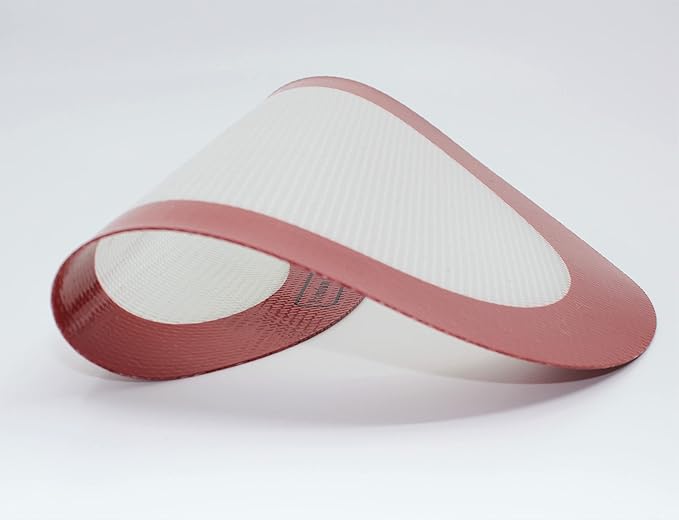 Round Silicone Baking mat for Cakes, Pastry, pies, 0.75 MM Thick, Reusable Baking Liner, Non-Stick, Easy Clean, Professional Grade (3, 8" Round)