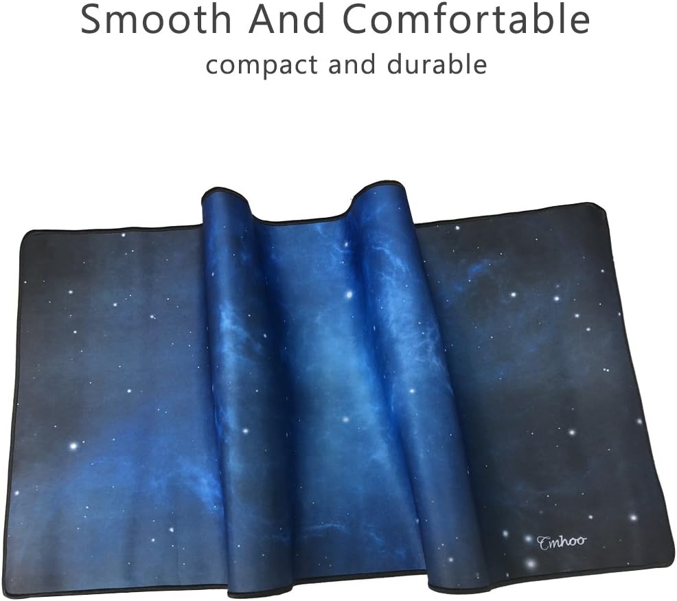 Large Mouse Pad Gaming XXL & Desk Keyboard Mat Size (35.4x15.7x0.1IN, 90x40 Sky Blue)