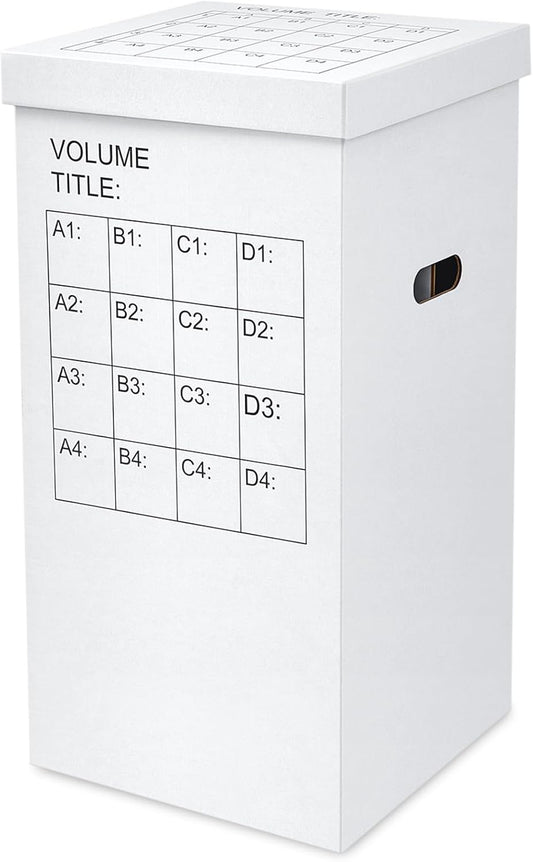 PerKoop 1 Pack Blueprint Holder Storage Organizer for Storing Poster Anchor Charts 16 Slots 25 x 14.2 x 14.2 Inch Blueprint Roll File Holder for Architectural Map School Office Home Items