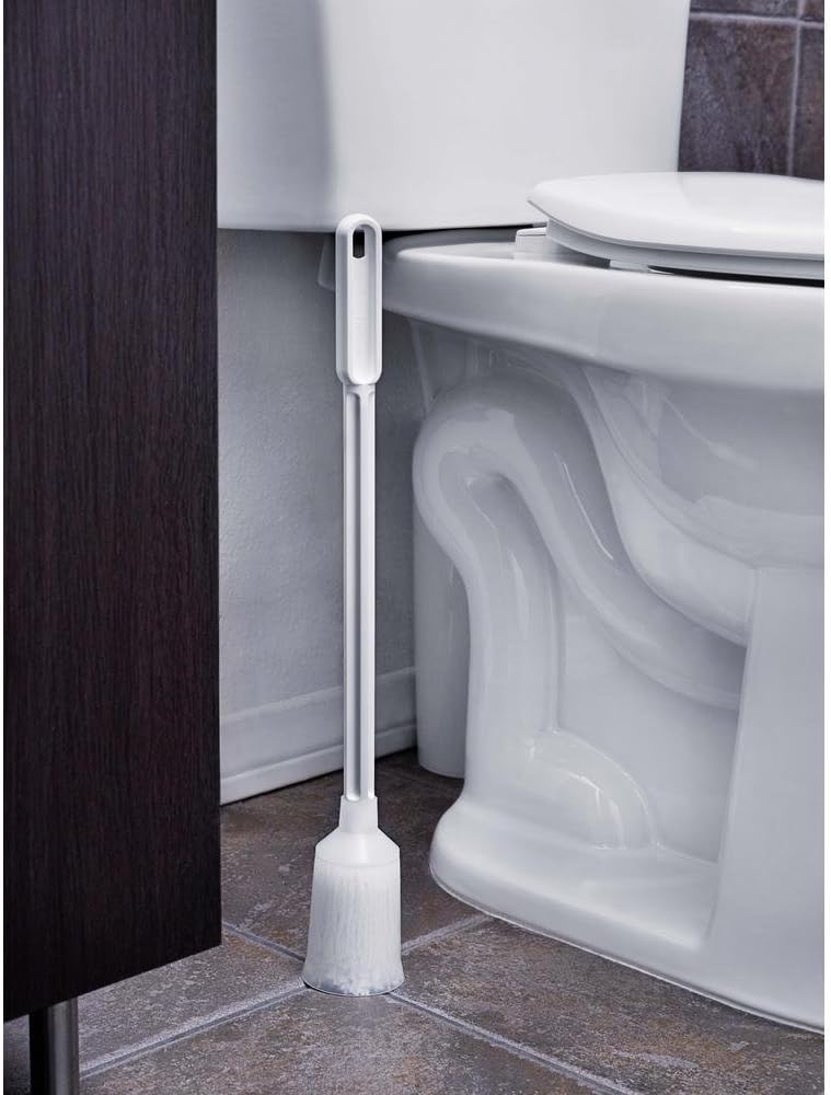 Fuller Brush Toilet Bowl Cleaner Brush – Antimicrobial Toilet Swab with Soft Non-Scratch Head, Long Handle, Deep Cleaning Under Rim (Pack of 1)