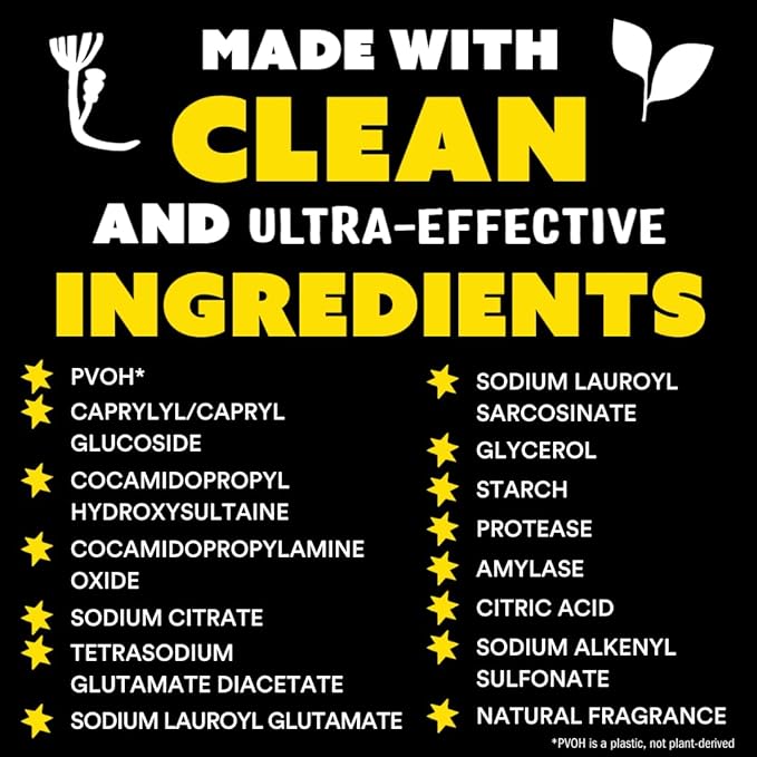 Molly’s Suds Laundry Detergent Sheets | Gentle on Sensitive Skin, Powerful Bio-Based Enzymes, Stain-Fighting | Liquidless & Plastic-Free Packaging | 70 Loads (Citrus Grove)