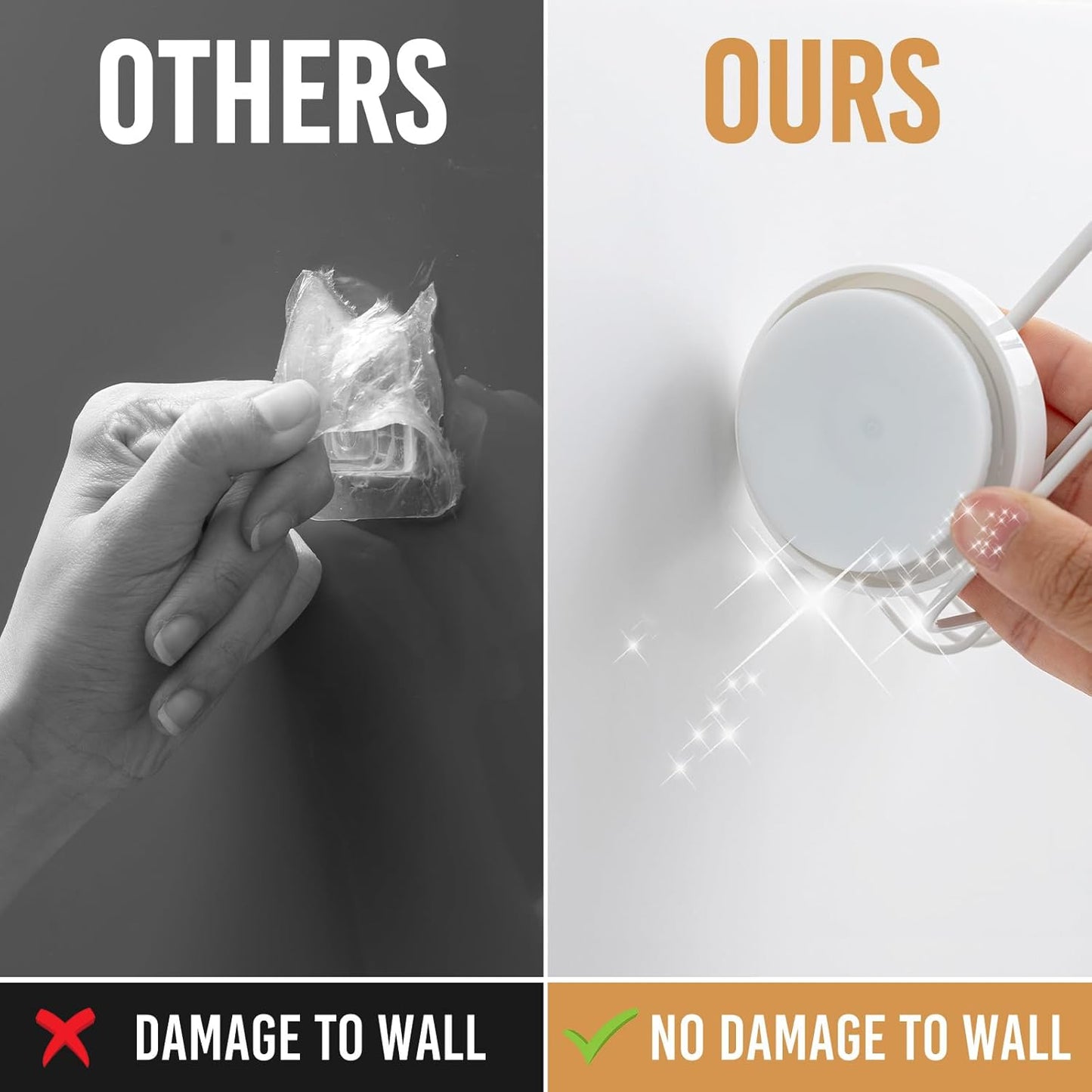 LEVERLOC Soap Holder Dish with Hooks for Shower, Bar Suction Cup Soap Tray Wall Mounted, Rustproof Stainless Steel Sponge Holder Caddy for Bathroom Bathtub Kitchen Sink, White