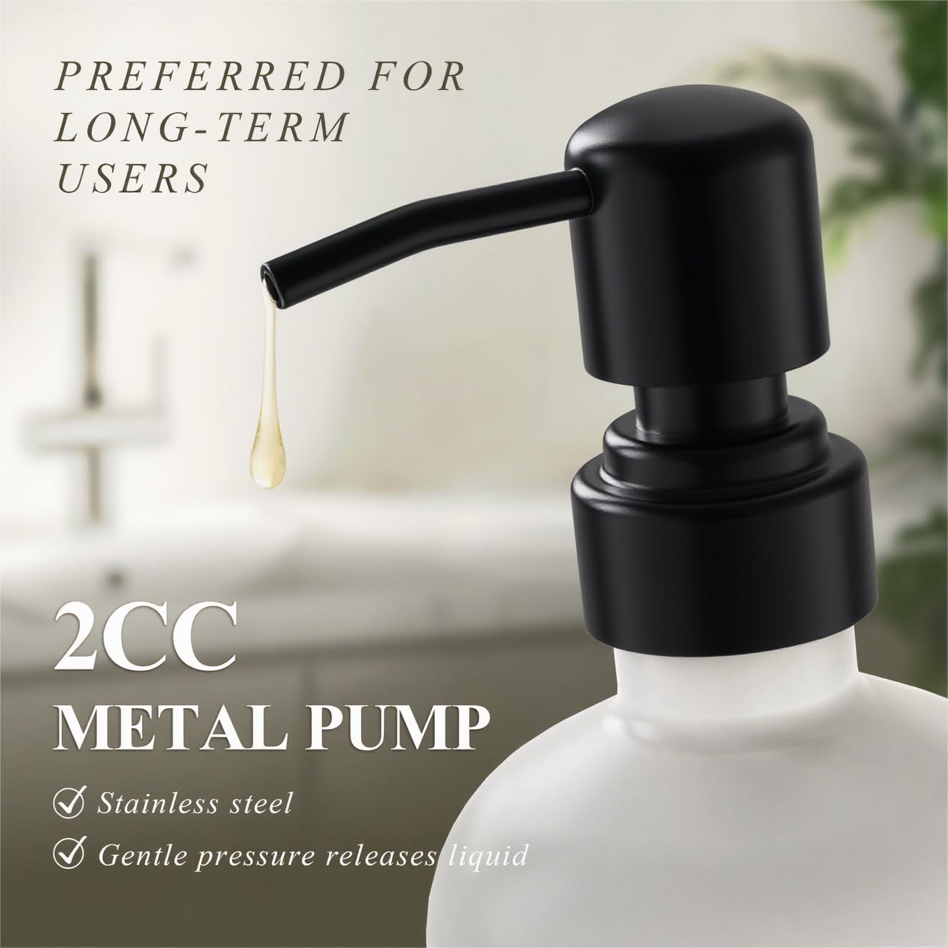 Cisily Kitchen Soap Dispenser Set Comes with Ceramics Sponge Holder, Gold Pumps, and Instant Dry Tray (White&Black, 4 Pack)