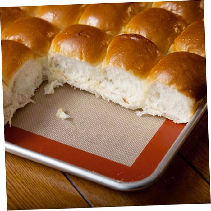 Professional Grade Non-stick Silicone Baking Mat with Powerful Adsorbability Flexible Pastry Liner for Oven Microwave Fridge Use Easy Clean Kitchen Silicone Pad for Dough Rolling