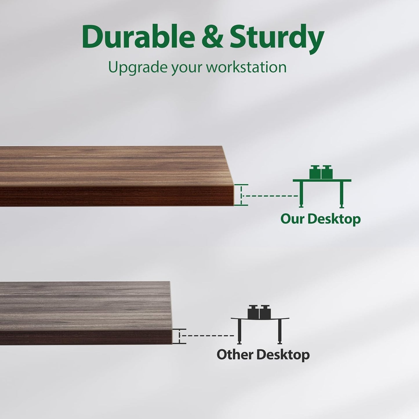 Agilestic Electric Standing Desk, Large 71 x 24 Inches Height Adjustable Desk, Sit Stand Up Workstation for Home Office, Ergonomic Rising Gaming Computer Table with Memory Preset, Dark Walnut