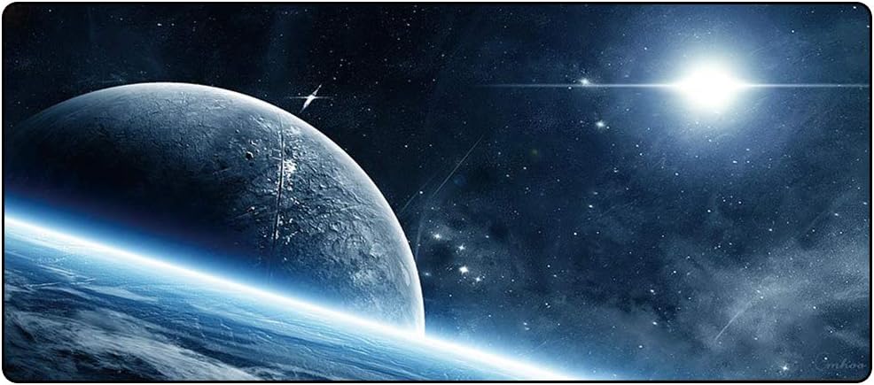 XXL Professional Large Mouse Pad & Computer Game Mouse Mat (35.4x15.7x0.1IN, 90x40 Space)