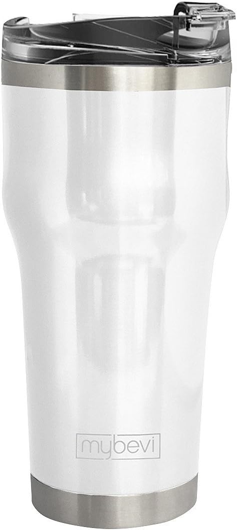 Classic Stainless Steel Premium Grade Insulated Travel Tumbler (Snow, 26 oz)
