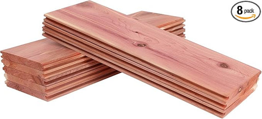 Homode Cedar Closet Liner Planks, Set of 8 Drawer Liners, Tongue and Groove, Aromatic Cedar Wood Panels for Clothes Storage, 11.5 x 4 x 0.4 Inches