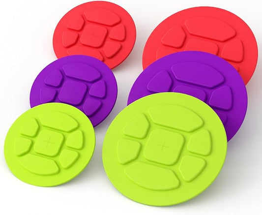 The Complete Fermentation Kit: 6-Pack Fermenting Lids for Wide & Regular Mouth Mason Jars,Versatile Airlock Lids for Pickles, Kimchi & Sauerkraut,BPA-Free Silicone, Fail-Proof Seal