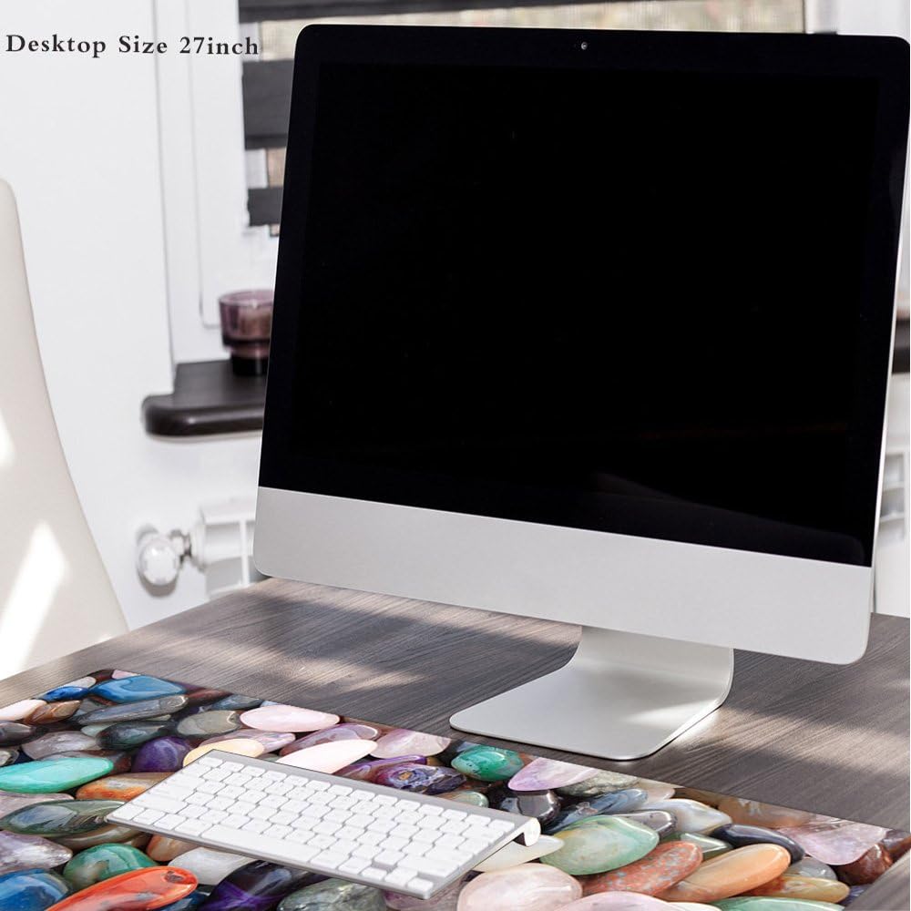 XXL Professional Large Mouse Pad & Computer Game Mouse Mat (35.4x15.7x0.1IN, 90x40 Cobble)