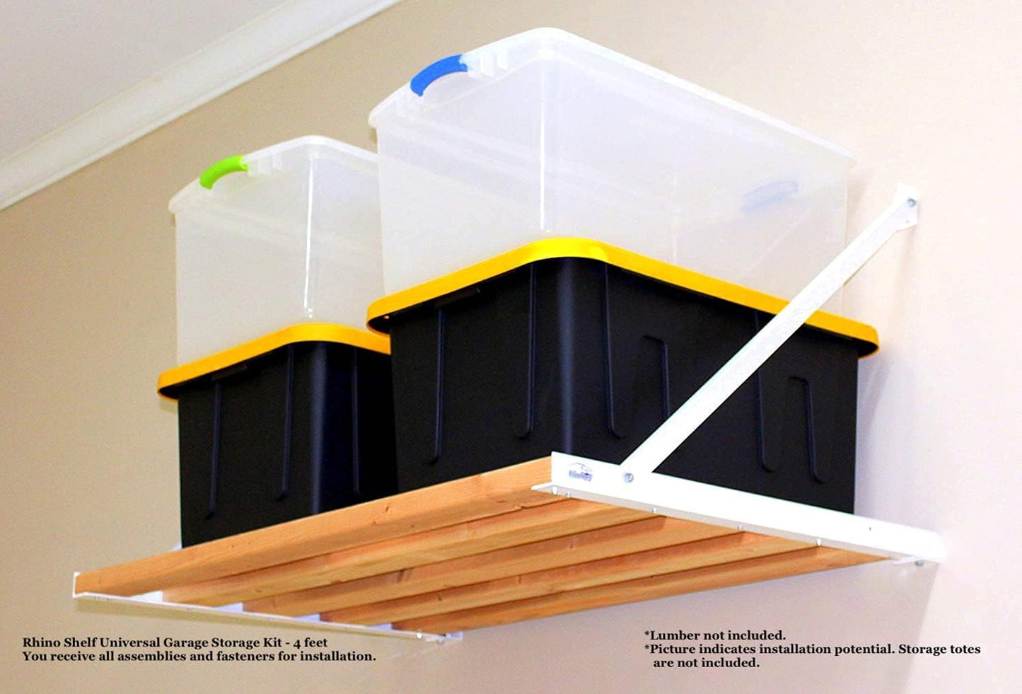 Rhino Shelf Universal Garage Storage Kit - 4 feet