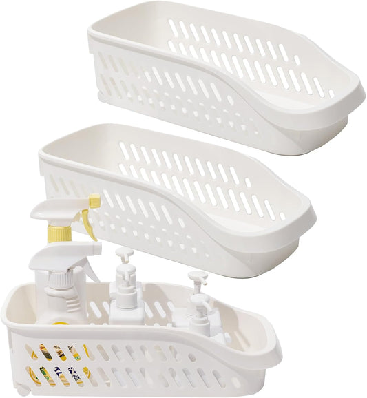 3 Pack Pantry Organizers and Storage with Wheels Pull Out Kitchen Cabinet Organizers and Storage Multi-purpose Rolling Organizer Bin for Food, Snack, Cleaning Supplies