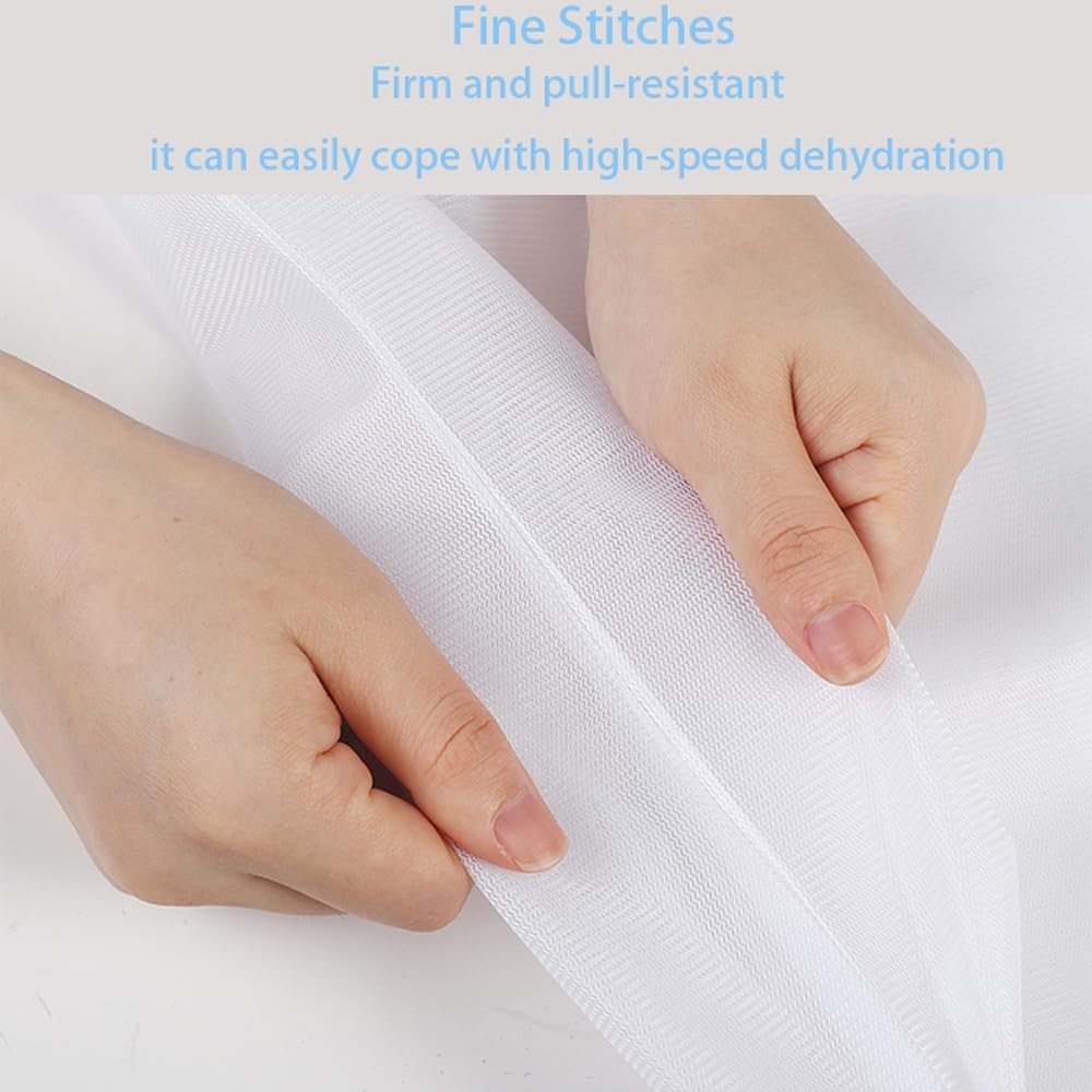 1 Pack 43 x 35 inch and 3 Pack 24 x 24 inch Oversize Laundry Bags Mesh Wash Bags, Large Delicates Bag for Washing Machine, Jumbo Laundry Sack for Washing Big Clothes, Bed Sheet, Bedc