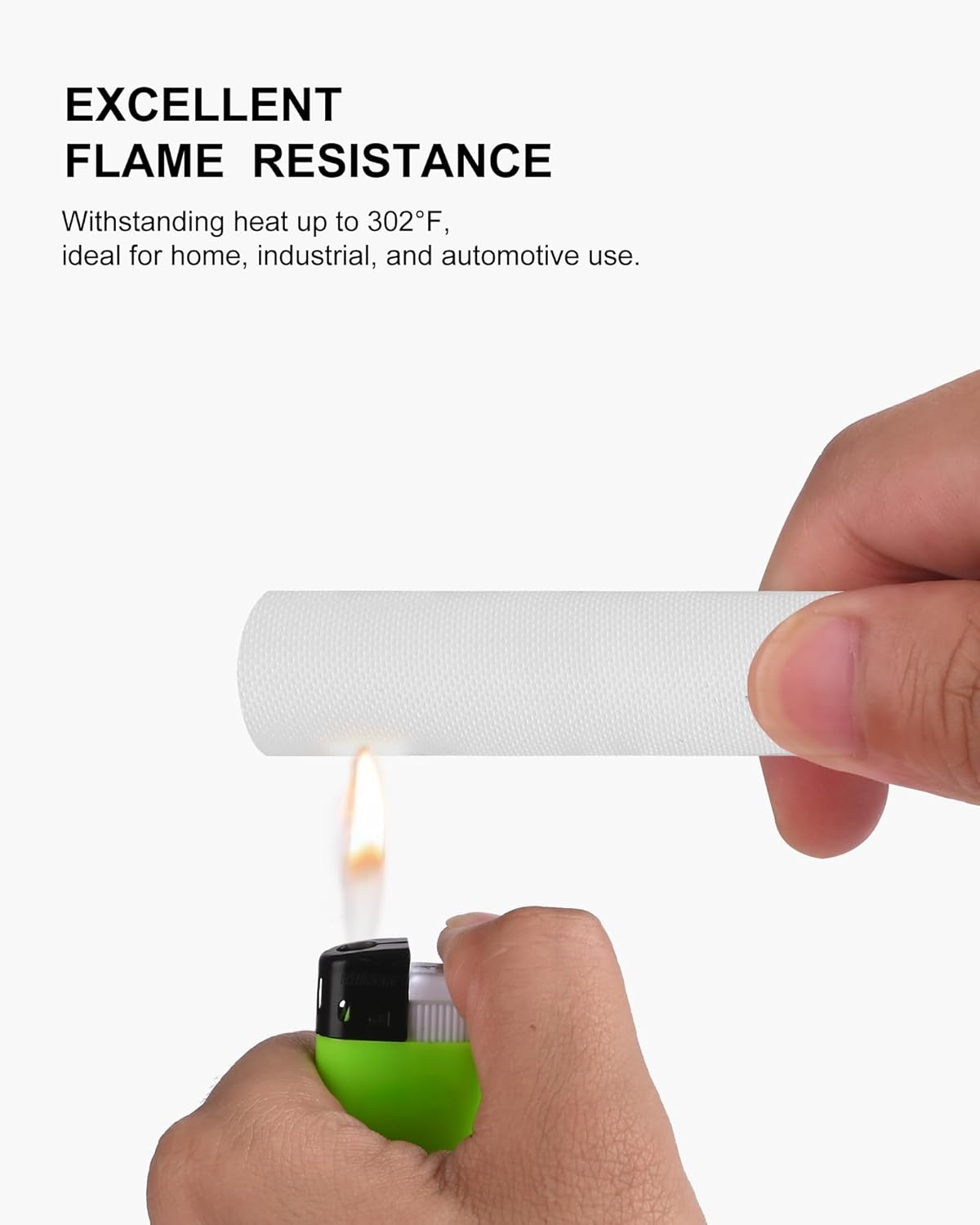 Secbolt Cord Protectors from Pets No Chew, 10ft - 3/4 inch Ultra Durable Cord Covers for Pets, Bite-Resistant Cable and Wire Protector for Cats, Dogs, Rabbits - White