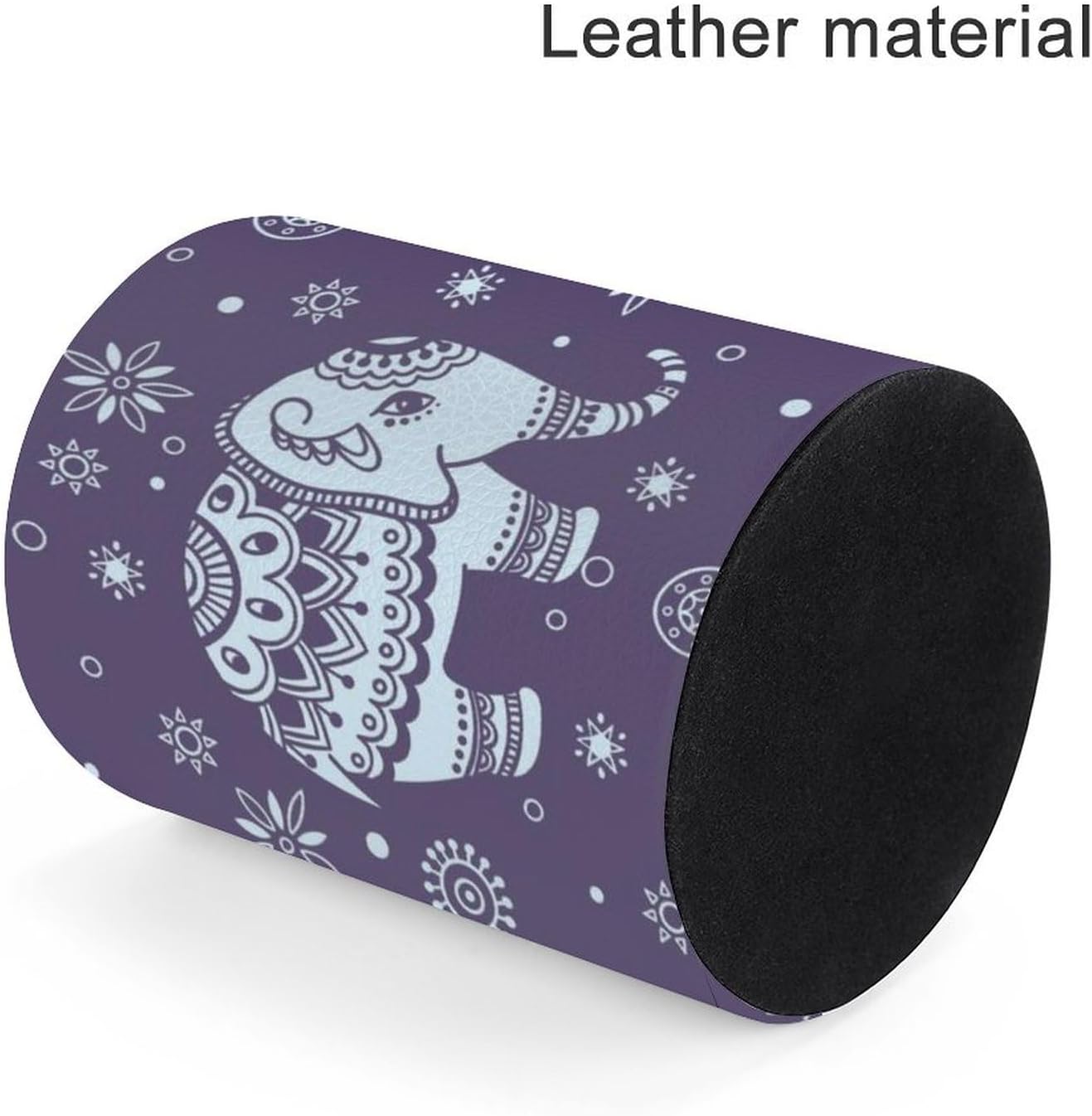 Cute Elephant Pen Holder Pencil Organizer Cute Pencil Cup Desk Decor Makeup Brush Holder PU Multifunctional Office Suppliesfor Home Classroom School