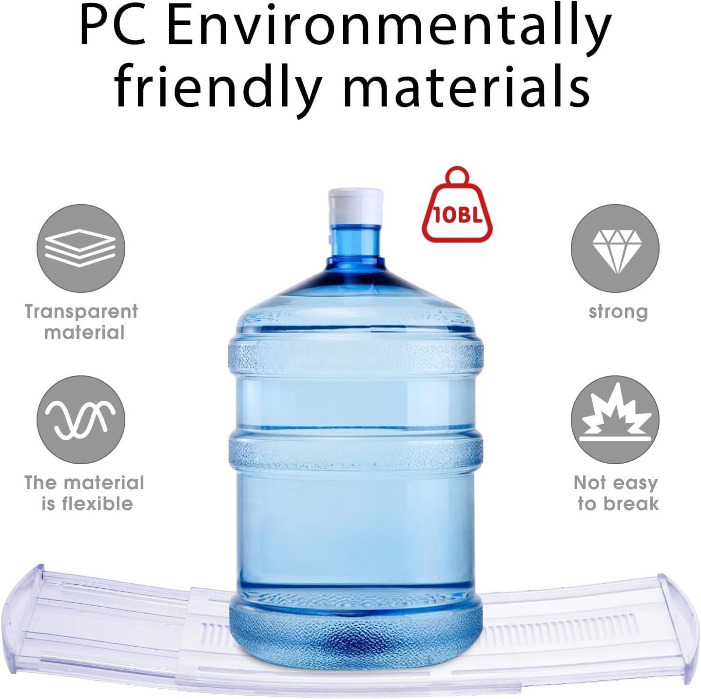 8 Pack Adjustable Drawer Dividers for Clothes,5" High Expandable From 13-21" Clear Drawer Organizers, PC Plastic Separators for Dresser/Bedroom/Bathroom/Kitchen/Office Storage