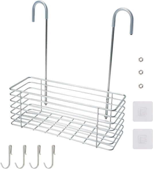 11.02" Shower Caddies,Hanging Shower Rack Bathroom Storage Rack,304 Stainless Steel Rust Proof,Total height 12"/30.5cm