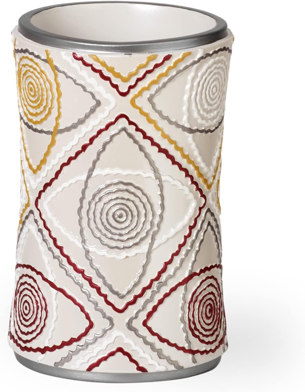 Zahari Home 4pc Sedona Stylish Bathroom Accessories Set Shower Soap Dispenser, Tumbler, Tooth Brush Holder and Toothpaste Holder, Soap Dish Classic Contemporary Decor Unique Design Modern Bath Set