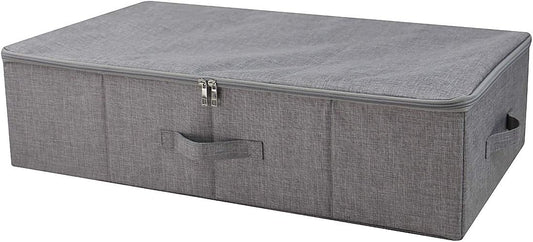 iwill CREATE PRO Under Bed Storage Container, Underbed Shoe Storage Organizer Box with Lid,Dark Gray