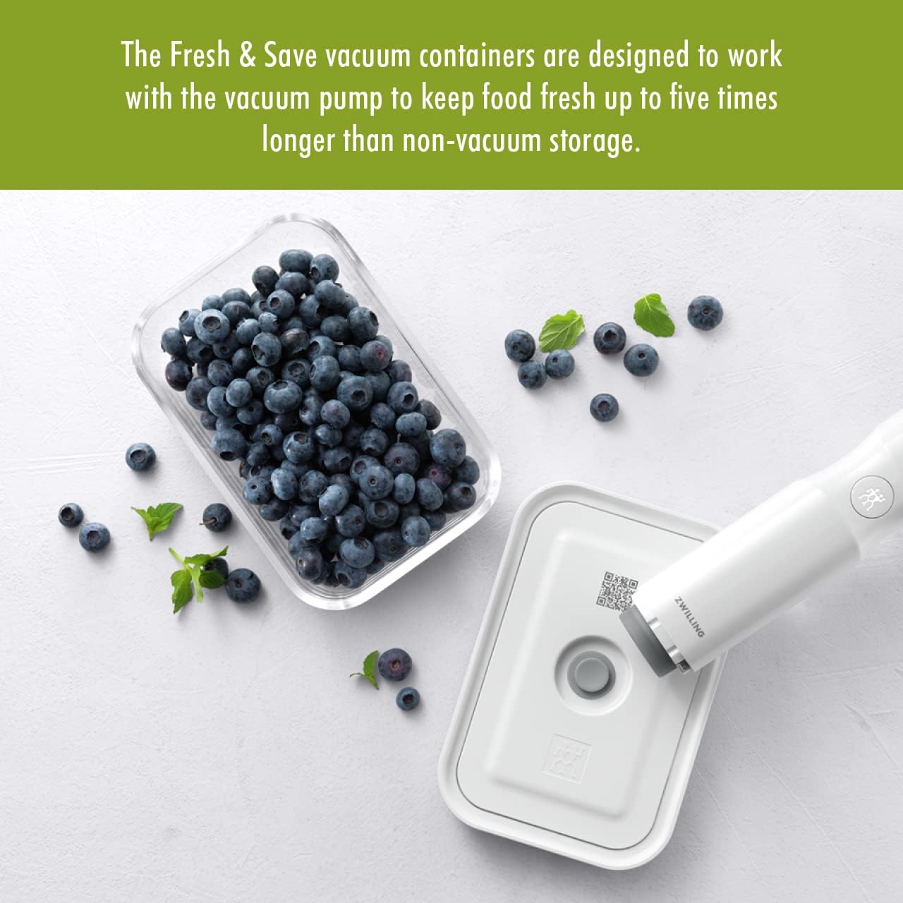 ZWILLING Fresh & Save Glass Airtight Food Storage Container, Meal Prep Container - Small