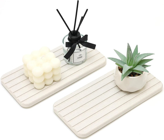 Diatomite Stone Drying Trays for Sink Bathroom Sink Tray Kitchen Counter Soap Dish Quick Drying Stone Mat for Kitchen Sink Diatomaceous Earth Tray Coaster Water Absorbing Stone Bathroom Trays