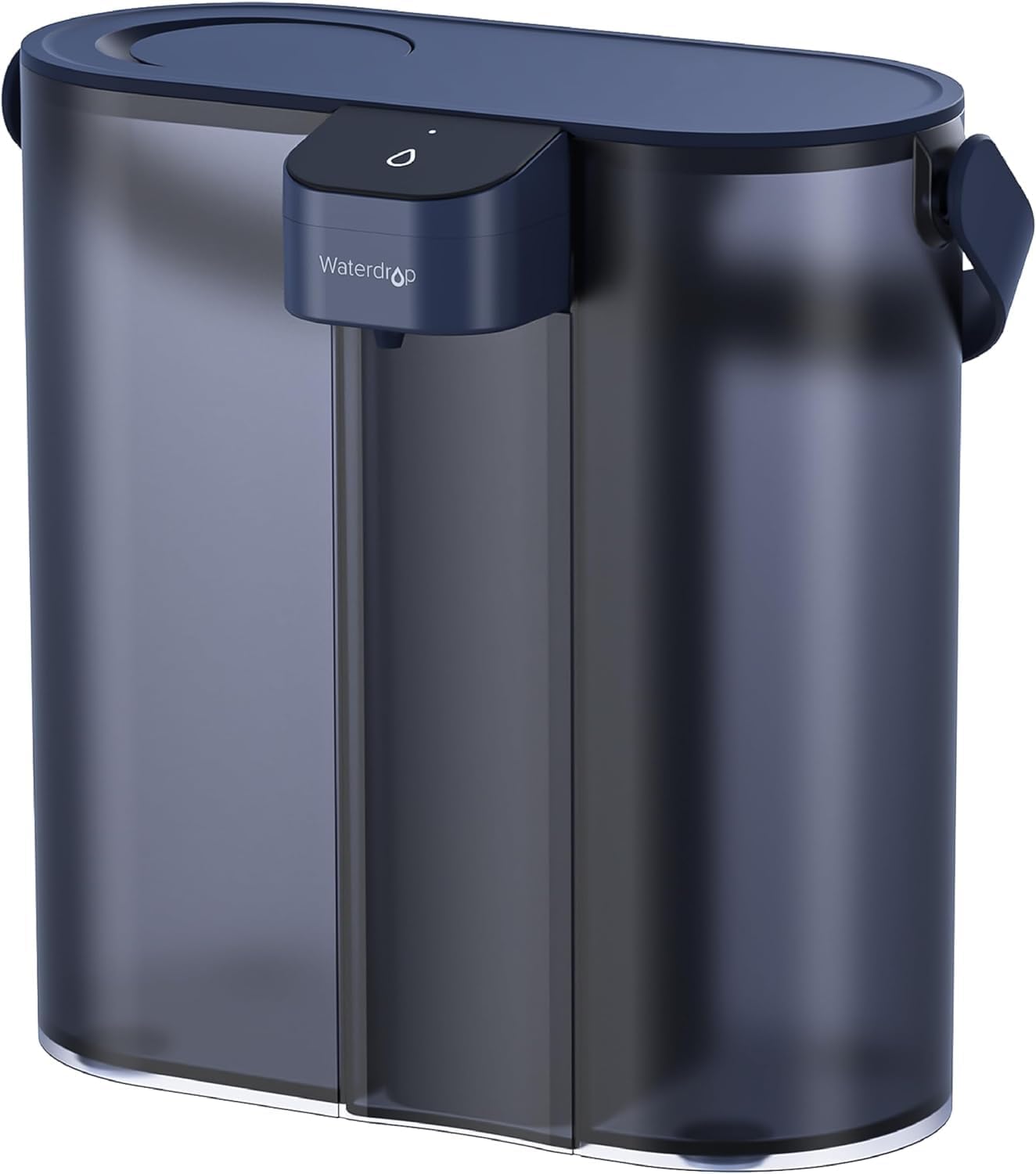 Waterdrop Compact Electric Water Filter Pitcher, 200-Gallon Rechargeable Instant Powerful Dispenser, NSF/ANSI 42&53&401, Reduce PFAS, Lead, Chlorine, 14-Cup, Blue, with 1 Filter, Does not Lower TDS