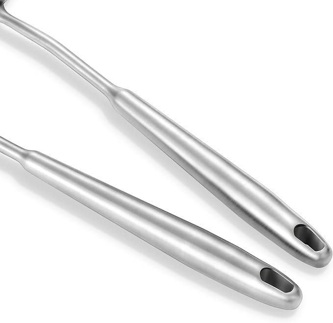 15" Wok Spatula and Ladle,Skimmer Spoon, Slotted Turner Spatula,304 Stainlss Steel Matte Kitchen Utensils Set,4PCS Wok Accessories,Cooking Utensils Tools