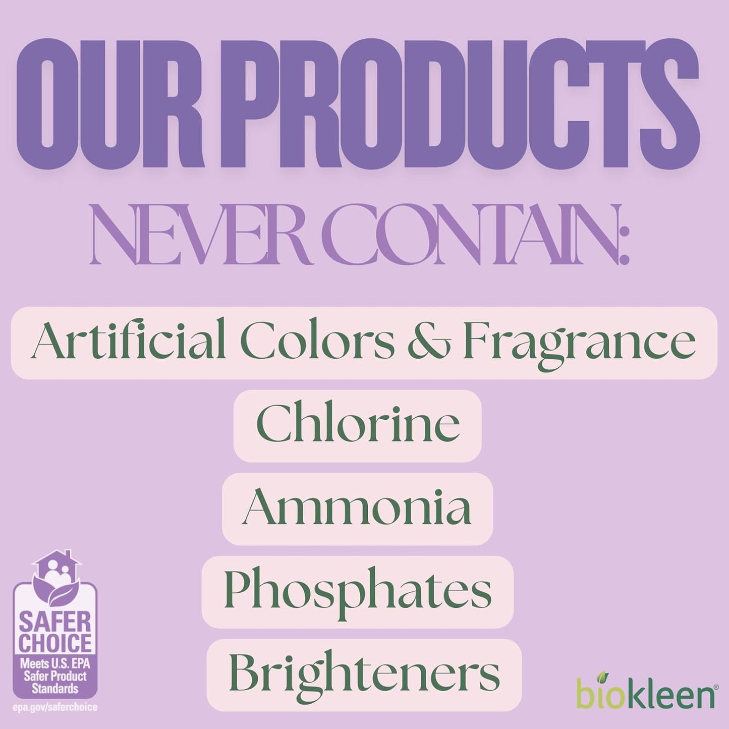 Biokleen Natural Laundry Detergent - 300 HE Loads - Liquid, Eco-Friendly, Plant-Based, No Artificial Fragrance, Colors or Preservatives, Lavender Lily, 150 Fl Oz