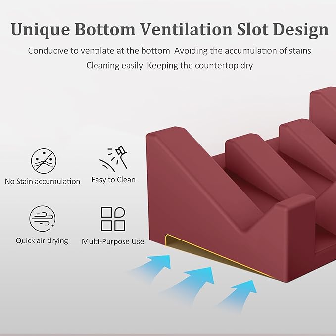 Silicone Soap Dish - Extended Self Draining Holder for Shower, Bathroom, Bathtub - 1 Pack With Drainage to Keep Bar Soap Dry and Clean