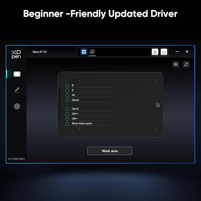 XPPen Updated Deco Mini7 V2 Drawing Tablet-16384 Levels of Pressure Battery-Free Stylus, 7 x 4 OSU Drawing Pad, 8 Hotkeys for Digital Art, Teaching, Gaming Graphic Tablet for Chrome, PC, Mac, Android
